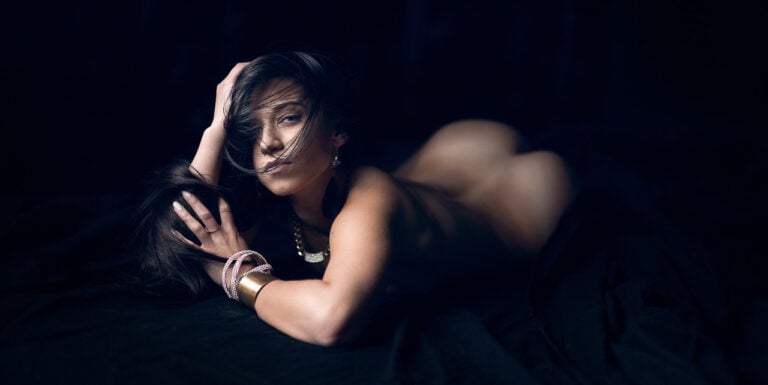 Künstlerisches Nude Shooting kreative Fotografie München