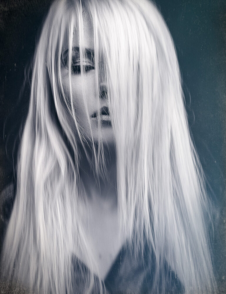 Professionelles Beauty Portrait Studio kreative Beleuchtung