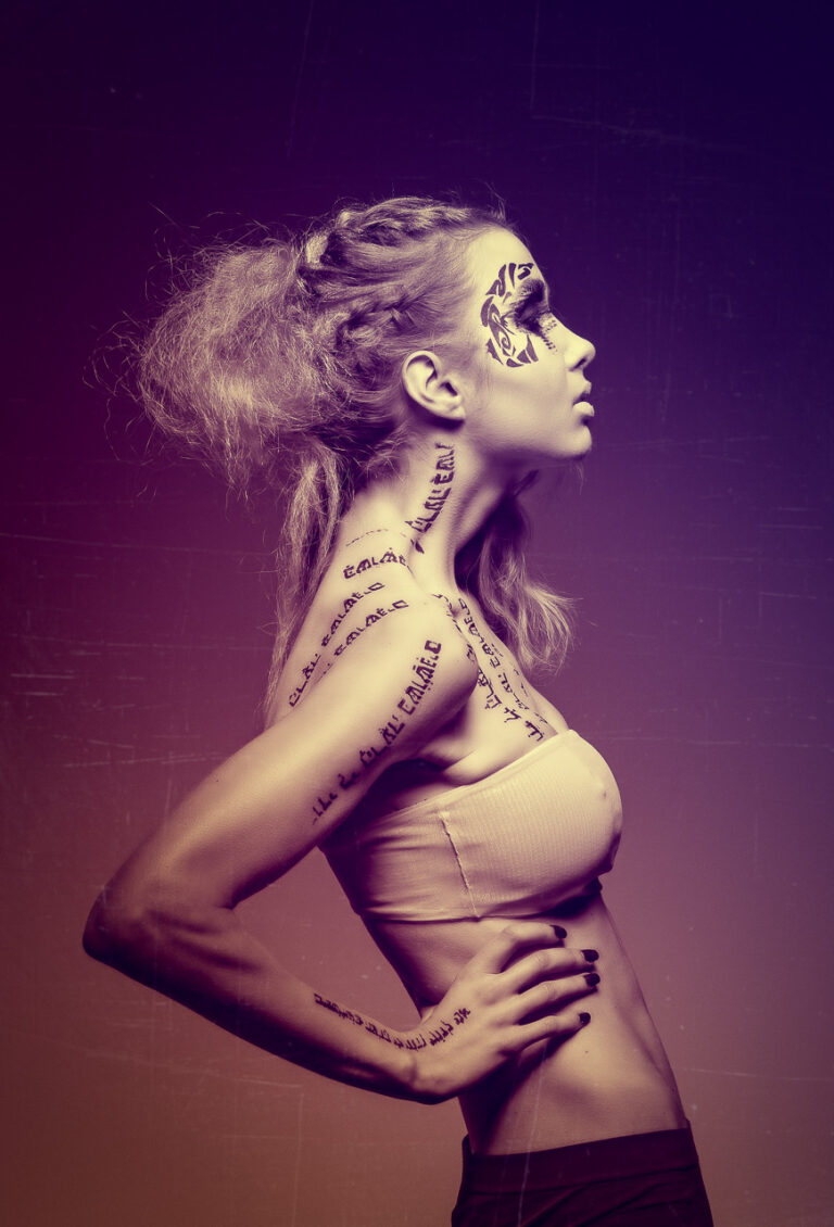 Bodypainting Fotografie Studio kreative Bildgestaltung München