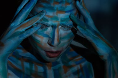 Bodypainting Fotografie Studio kreative Bildgestaltung München