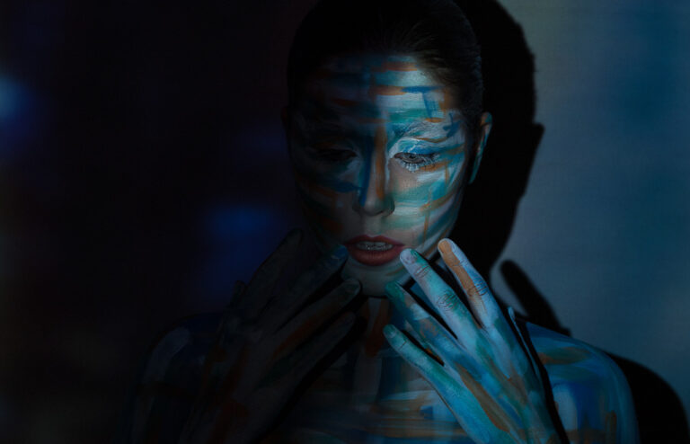 Bodypainting Fotografie Studio kreative Bildgestaltung München