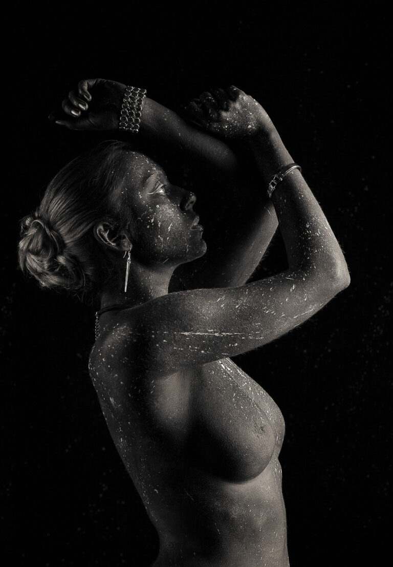 Bodypainting Fotoshooting kreative Kunstfotografie München