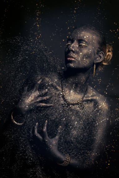 Bodypainting Fotoshooting kreative Kunstfotografie München