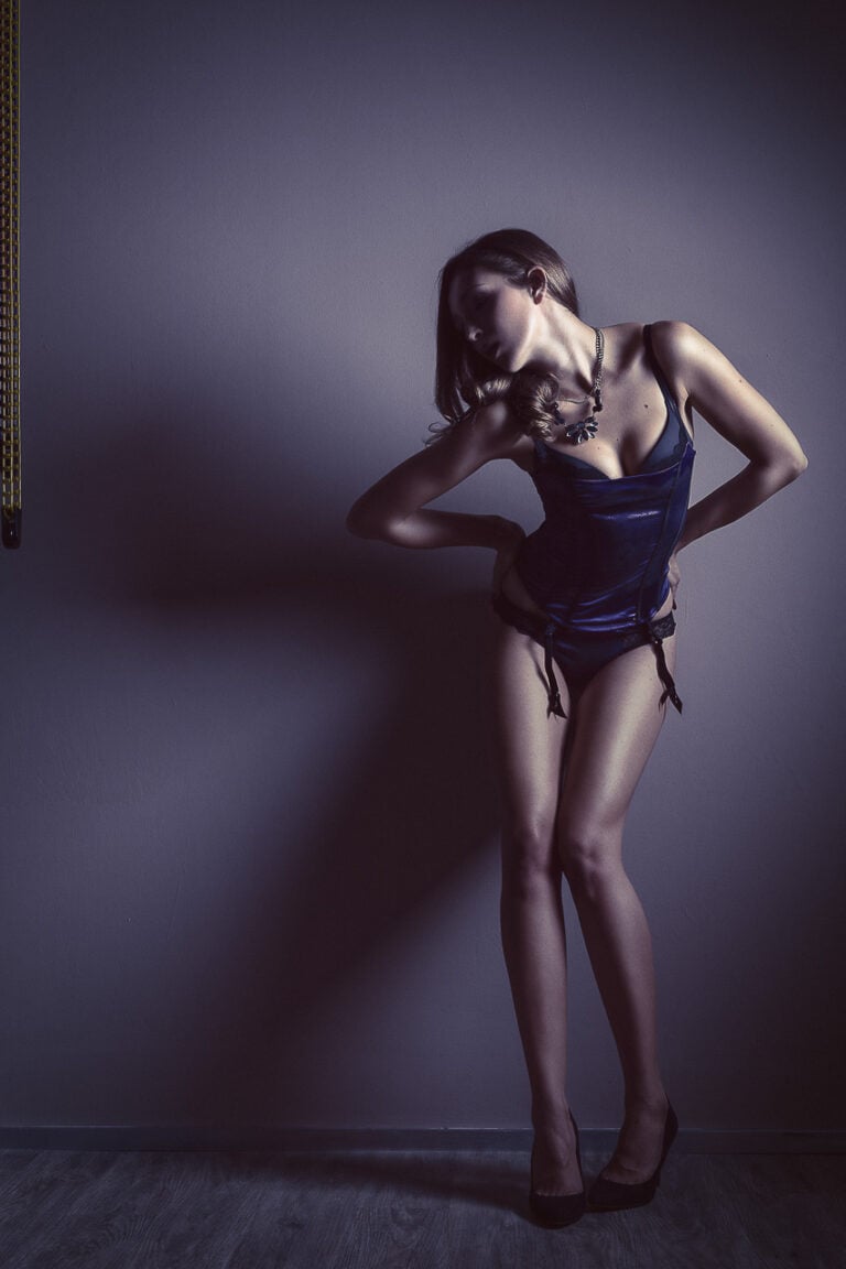 Kreatives Dessous Shooting Studioaufnahme