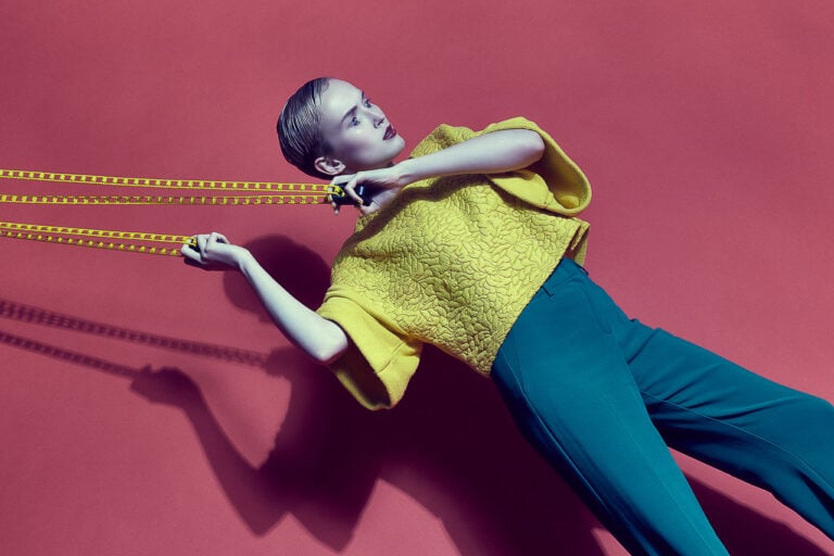 Künstlerisches Fashion Editorial Shooting kreativ