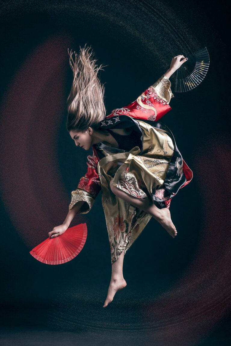 Künstlerisches Fashion Editorial Shooting kreativ