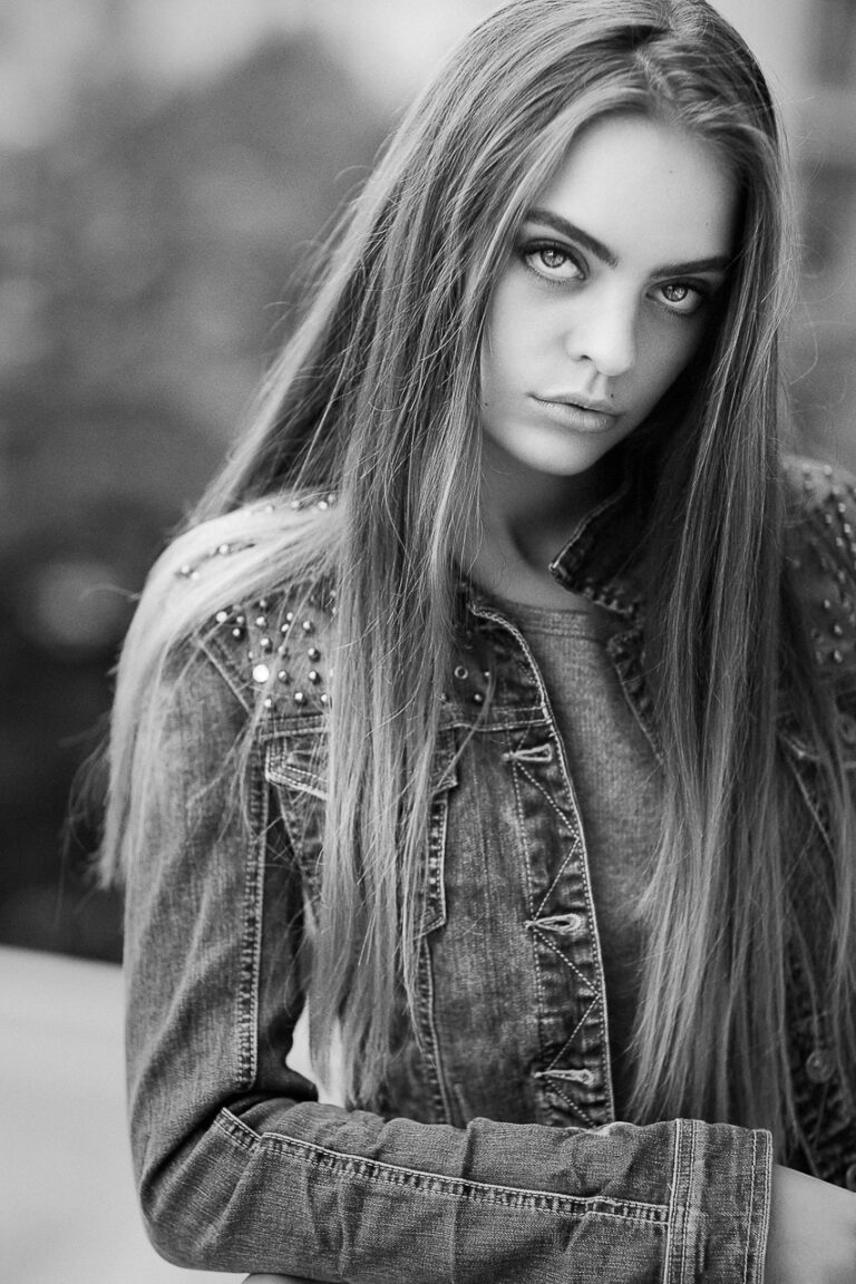 Model Fotoshooting professionell im Studio München