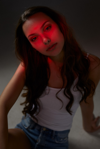 Künstlerisches Fotoshooting kreative Aufnahme München