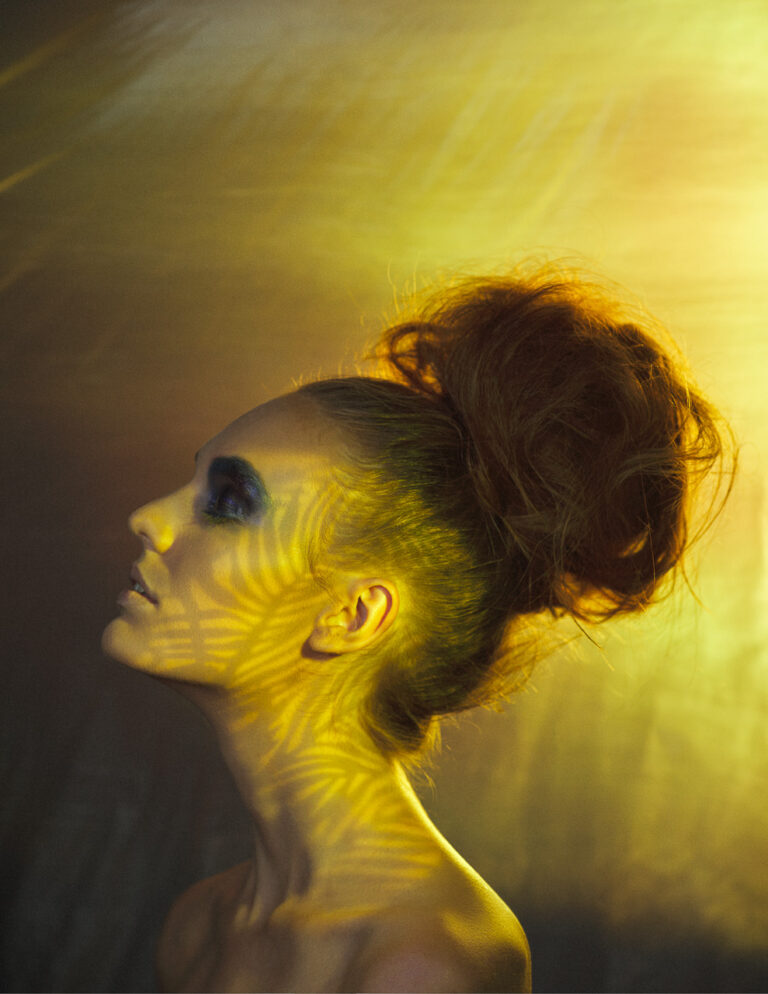 Kreatives Beauty Editorial Shooting Model Studio München