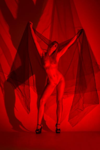 Künstlerisches Nude Portrait kreative Fotografie München