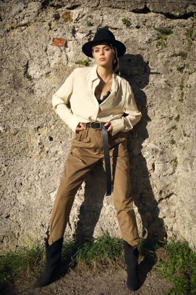 Fashion Lookbook Outdoor Shooting mit Model München