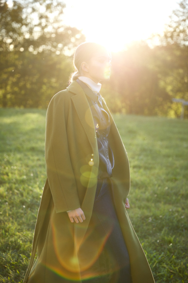 Fashion Lookbook Outdoor Shooting mit Model München