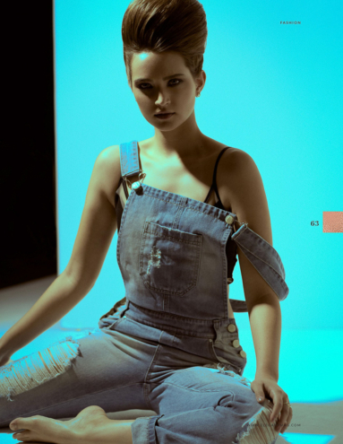 Kreatives Model Portrait Studio Shooting