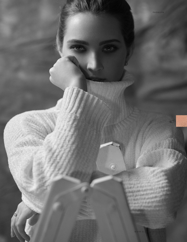 Fashion Editorial Shooting Model im Fotostudio