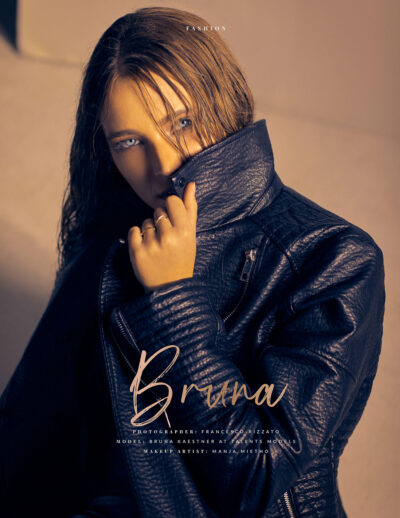 Fashion Editorial Shooting Model im Fotostudio