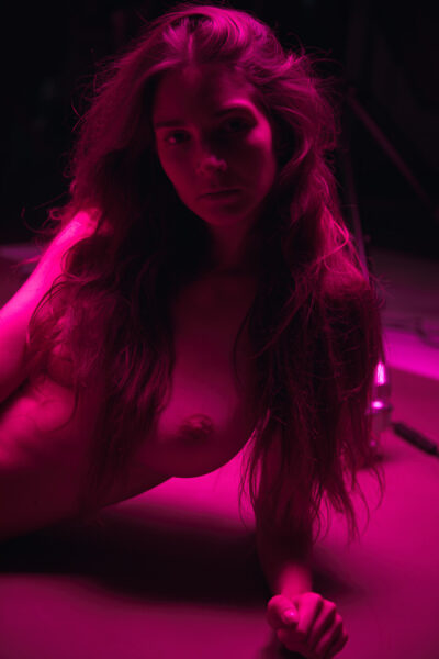 Künstlerisches Nude Shooting mit kreativem Licht München