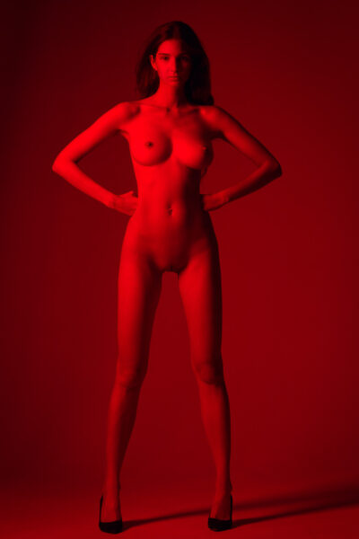 Kreatives Aktshooting mit besonderer Lichtgestaltung München