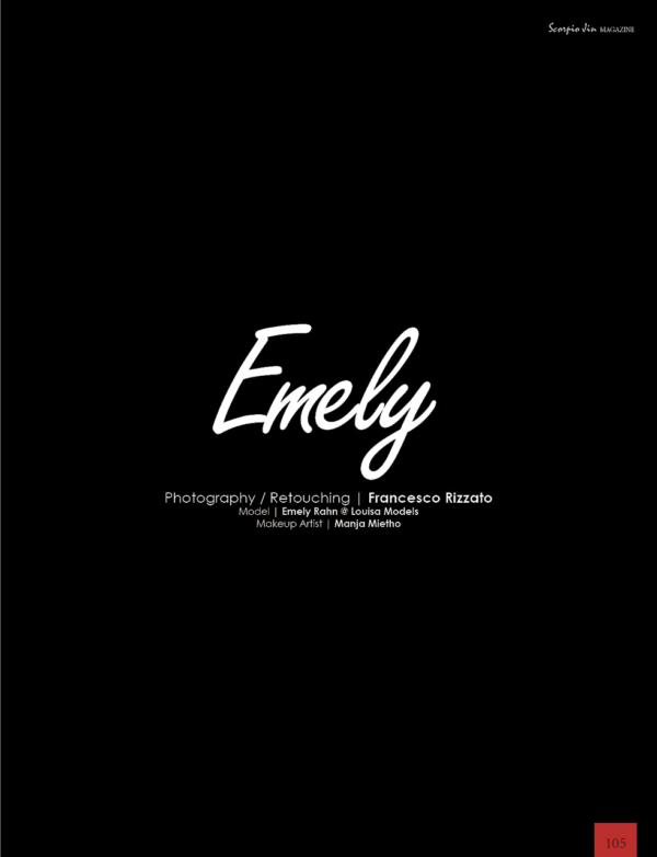 Fashion Editorial Shooting Model im Fotostudio