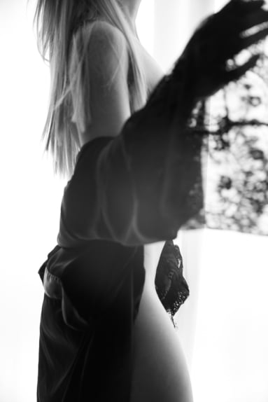 Kreatives Lingerie Shooting professionelle Aufnahme