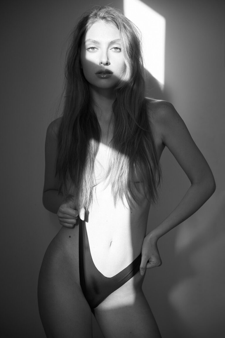 Kreatives Lingerie Shooting professionelle Aufnahme