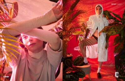 Künstlerisches Editorial Fashion Fotoshooting Studio