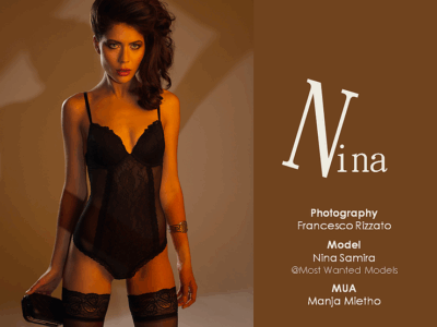 Kreatives Mode Shooting Model im Fotostudio