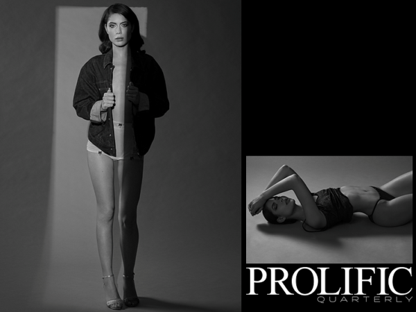 Lingerie Editorial Shooting Schwarzweiß München