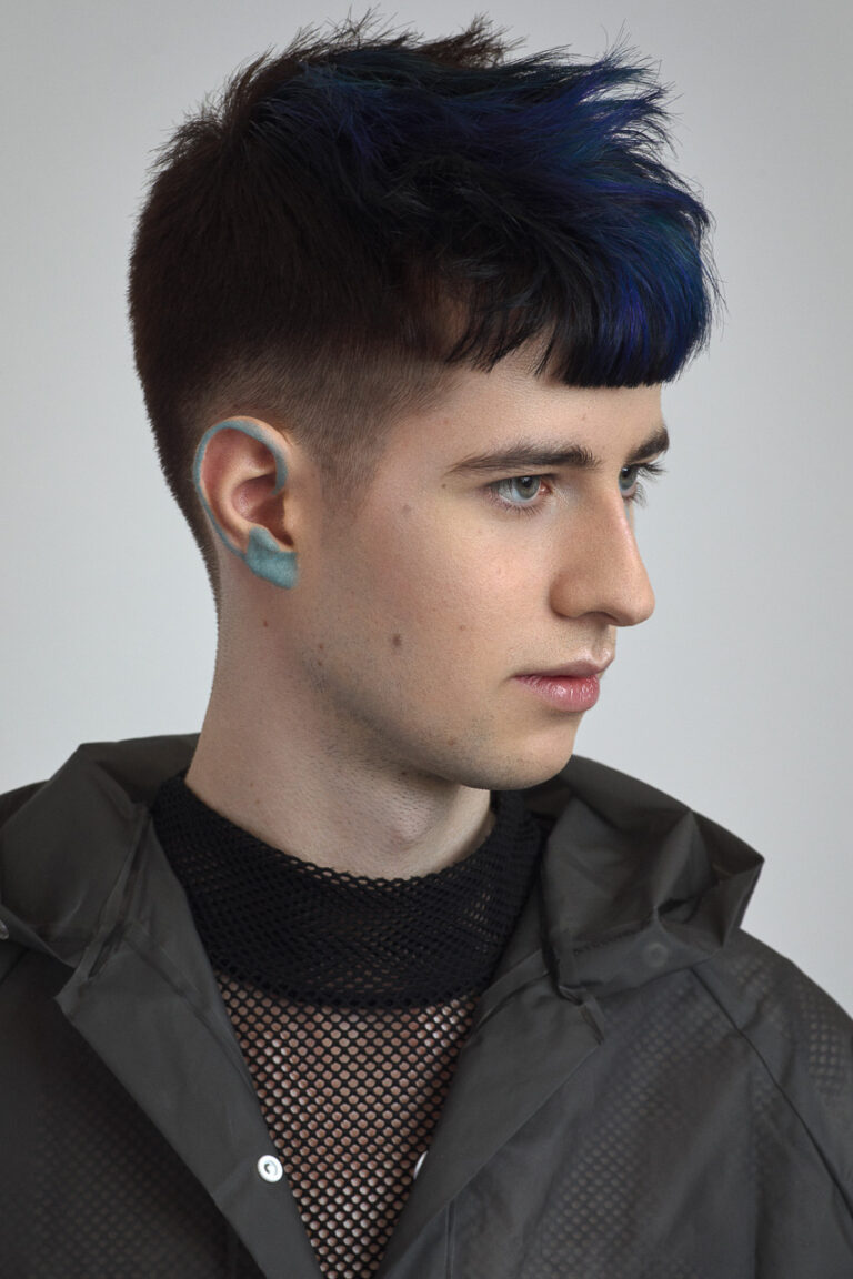 Männer Beauty Portrait kreative Studioaufnahme