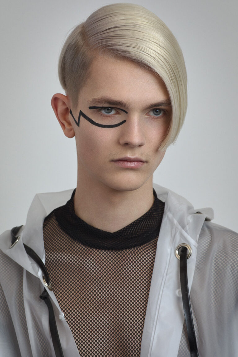 Männer Beauty Portrait kreative Studioaufnahme