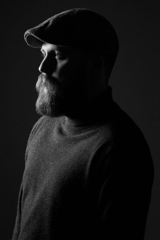 Künstlerisches Portrait Mann kreative Fotografie München