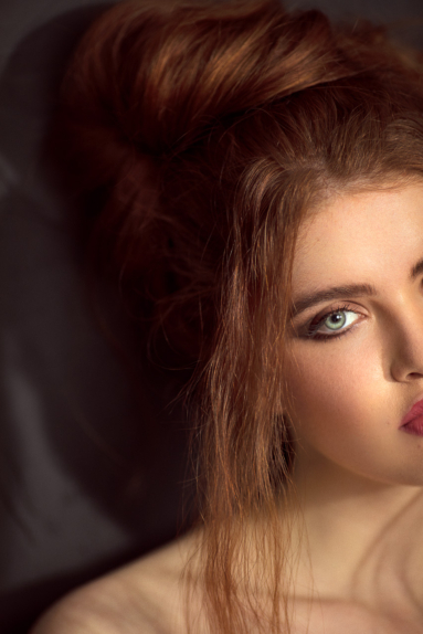 Sedcard Shooting für New Face Model kreative Fotografie