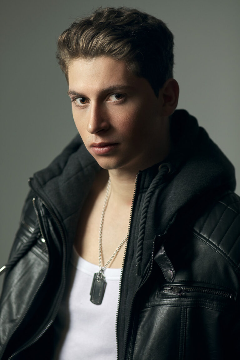 Sedcard Shooting Mann Model professionelle Fotografie München