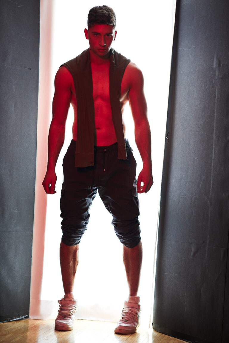 Sedcard Shooting Mann Model professionelle Fotografie München