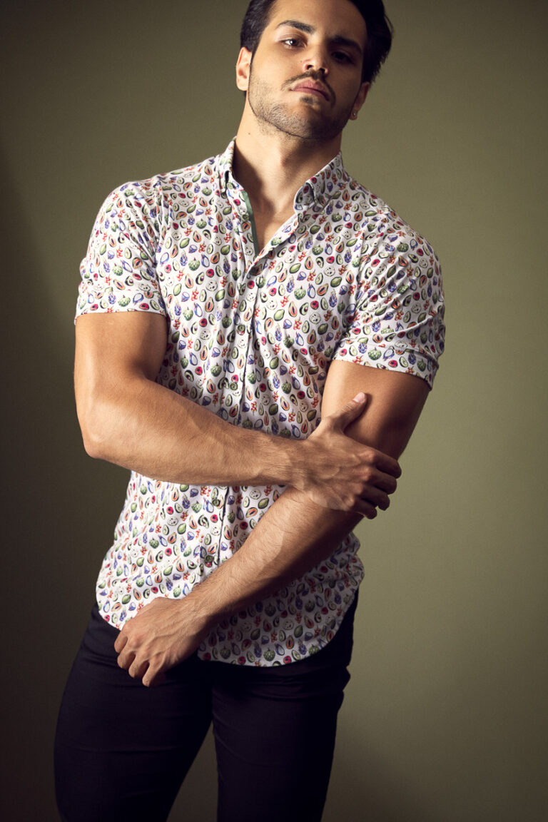 Sedcard Shooting Mann Model professionelle Fotografie München