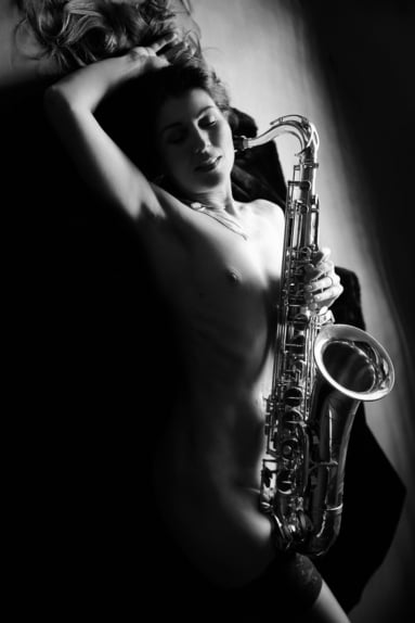 Professionelles Studio Shooting kreative Studioaufnahme München