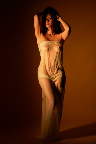 Kreatives Sedcard Portrait New Face Model Shooting