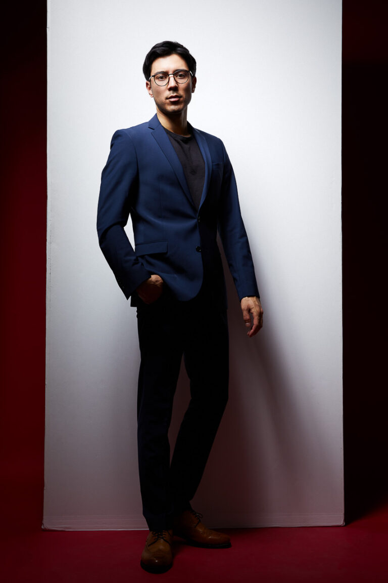 Kreatives Portrait Mann moderne Fotografie