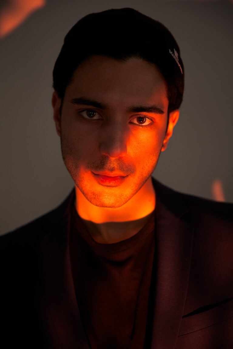 Kreatives Portrait Mann moderne Fotografie