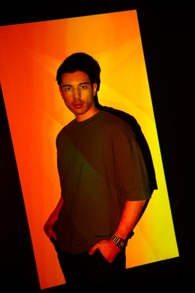 Kreatives Portrait Mann moderne Fotografie