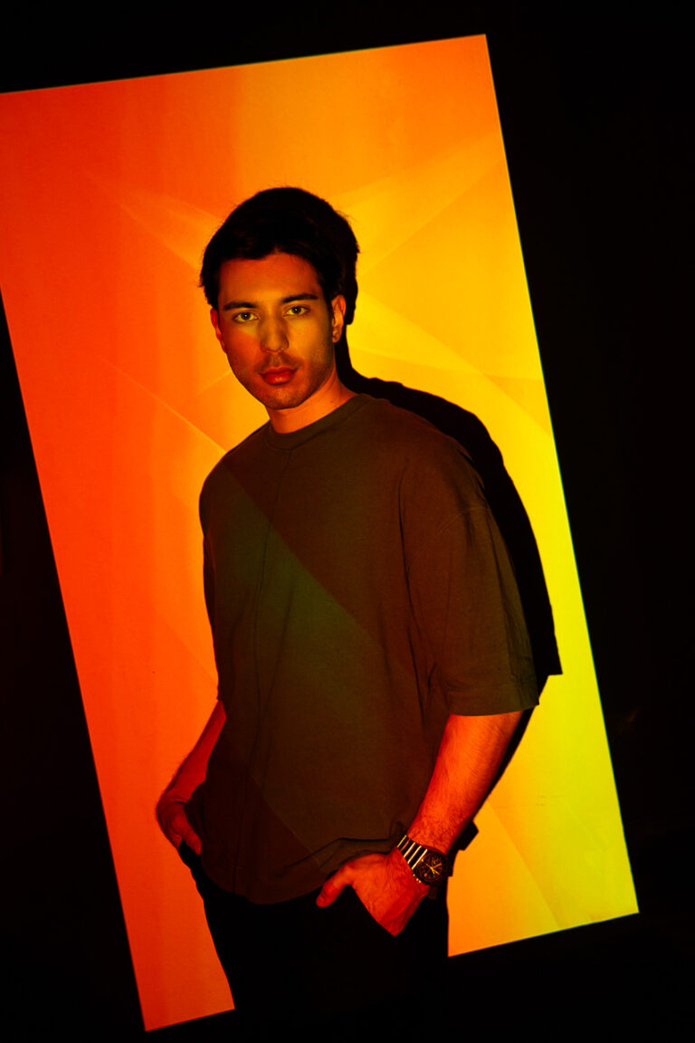 Kreatives Portrait Mann moderne Fotografie