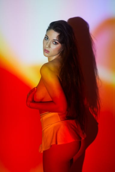 Aktfotografie Shooting Studio kreative Aufnahme