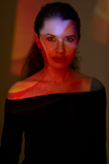 Künstlerisches Portraitfoto kreative Aufnahme