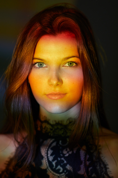 Sedcard Shooting für New Face Model kreative Fotografie