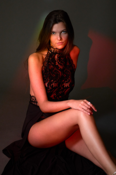 Sedcard Shooting für New Face Model kreative Fotografie