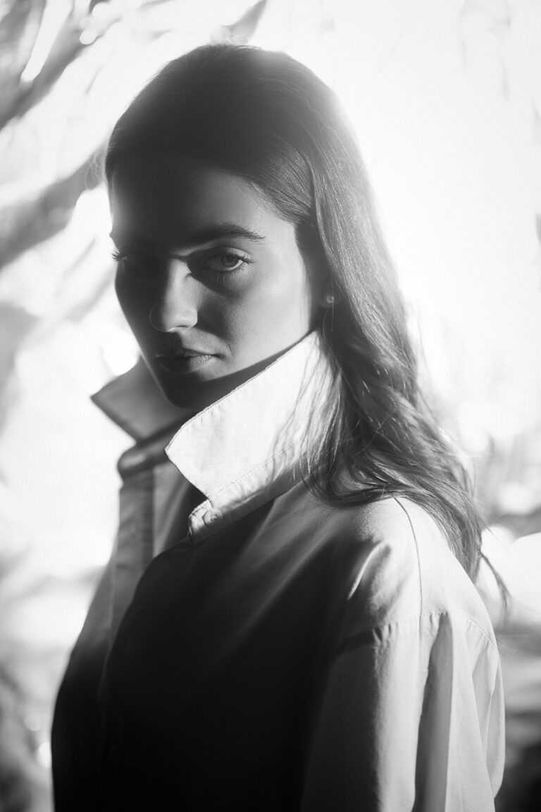 Künstlerisches Portraitfoto kreative Aufnahme