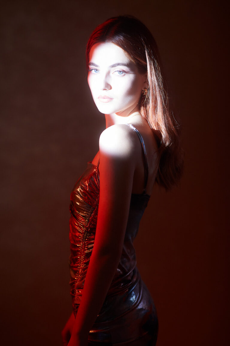 Künstlerisches Portraitfoto kreative Aufnahme