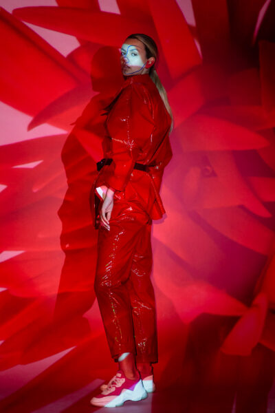 Professionelle Fashion Werbekampagne Fotoaufnahme