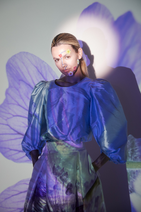 Professionelle Fashion Werbekampagne Fotoaufnahme