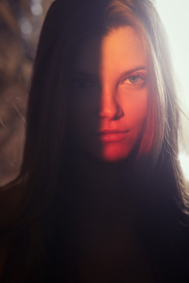 Authentisches Portrait Frau einzigartige Ausstrahlung München