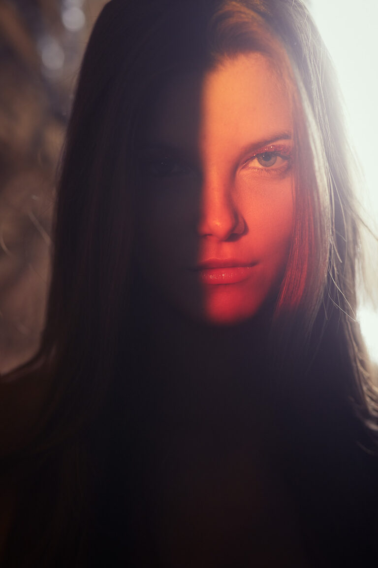 Authentisches Portrait Frau einzigartige Ausstrahlung München